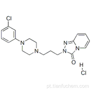 1, 2, 4-triazolo [4,3-a] piridin-3 (2H) -ona, 2- [3- [4- (3-clorofenil) -1-piperazinil] propil] -, cloridrato CAS 25332-39 -2